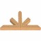 Ekena Millwork Saratoga Timber Gable Bracket, Western Red Cedar, 60"W x 38"H x 5 1/2"D x 5 1/2"F, 15/12 Pitch GBW060X38X0606SAR00SWR - alternate 2